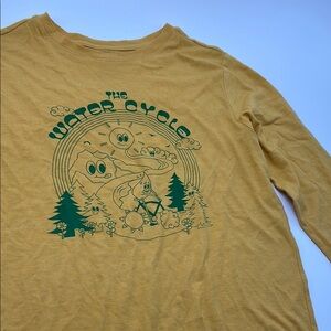 Cat & Jack Mustard Long Sleeve Tee